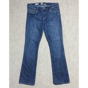Kut From The Kloth Jeans Womens 10 Blue Farrah Baby Bootcut Stretch Denim Pants‎
